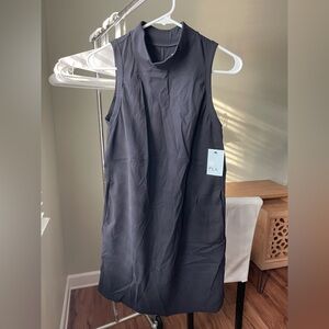 Women's Black Athleisure Dress